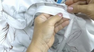 Как сшить пододеяльник на молнии и простынь на резинке. Часть 2.