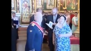 Княгиня Мария Владимировна Романова и Наталья Поклонская - Награждение