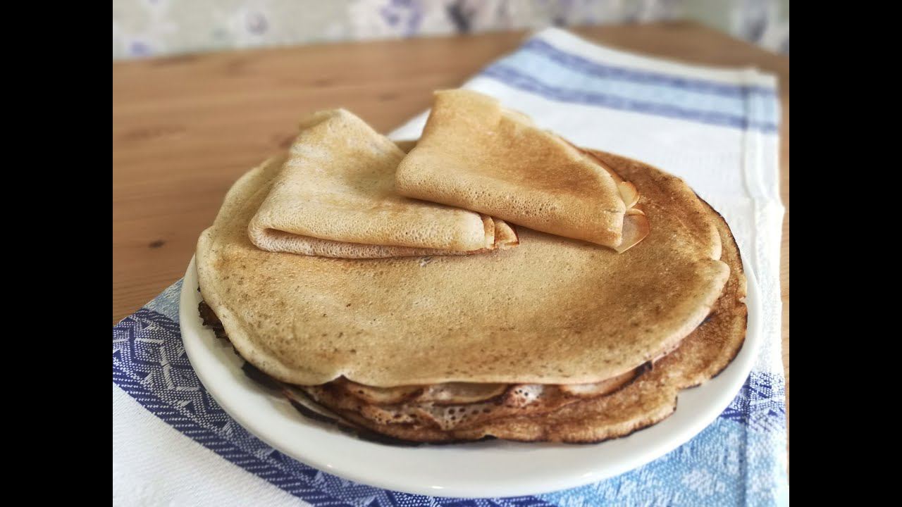 Постный Блины на минералке Просто и Очень Вкусно