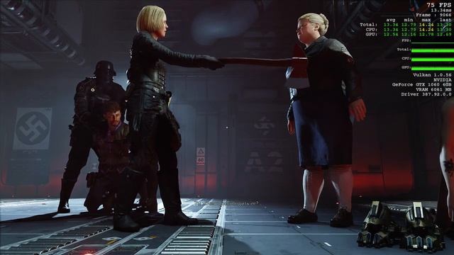 Wolfenstein II: The New Colossus тест PC настроек смотреть онлайн