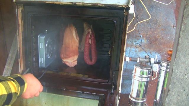Коптильня из газовой плиты спустя 1,5 года