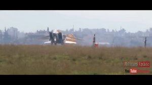 Massive fire!! Russian MiG-31• Destroy Su-24 & military facilities