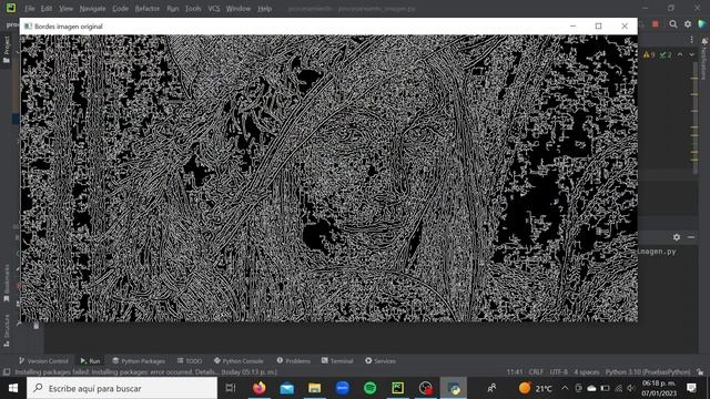 Python-OpenCv Detección de bordes (Canny) смотреть онлайн