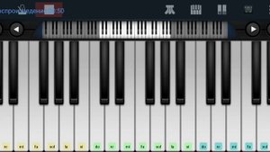 ??Ёлки,Шарики,Хлопушки? Детская новогодняя песня ?? Perfect Piano tutorial на пианино одним пальцем