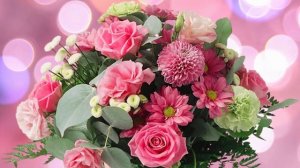 Футаж цветочный фон/floral background