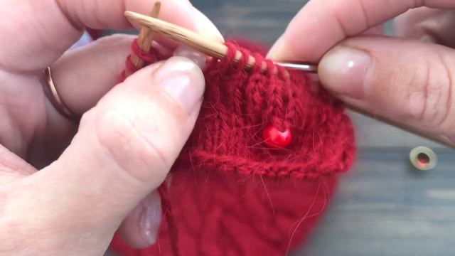 Как вязать с бусинами (вплетаем бусины и бисер в вязаное полотно)
