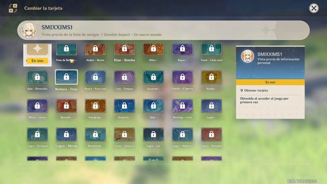 GENSHIN IMPACT COMO CAMBIAR NOMBRE DE USUARIO Y EQUIPO | FIRMA FOTO PERFIL TARJETA COPIAR UID | GUI смотреть онлайн