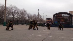 Показательные выступления ОМОНа
