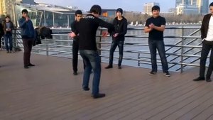 Лезгинка в Бульваре Баку