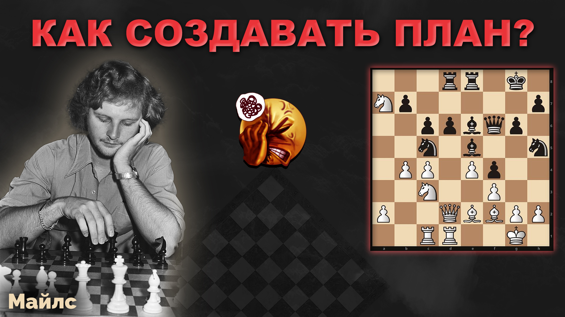 План игры в шахматы