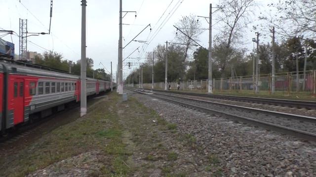 Электропоезд ЭД2Т-0029 сообщением Москва - Шатура смотреть онлайн