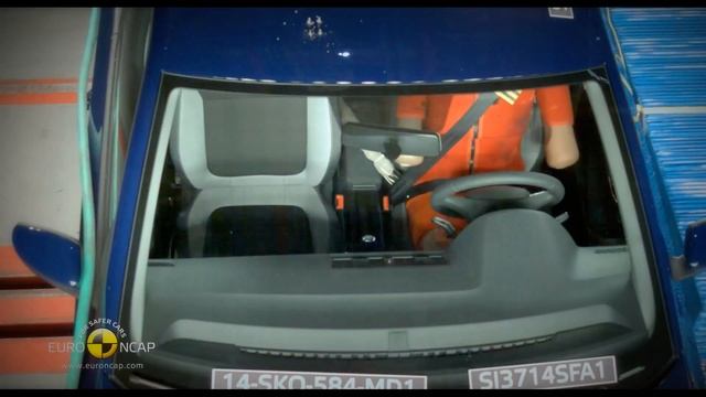 New 2014 Skoda Fabia Crash Test Euroncap - 5 stars rating смотреть онлайн