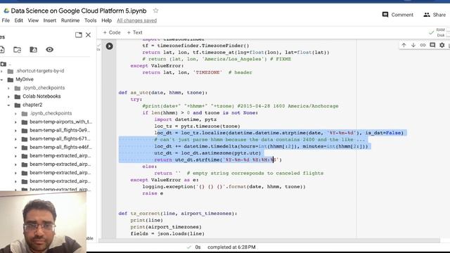 Data Science on google cloud platform chapter 5 : End To End Flight Data analytics Project