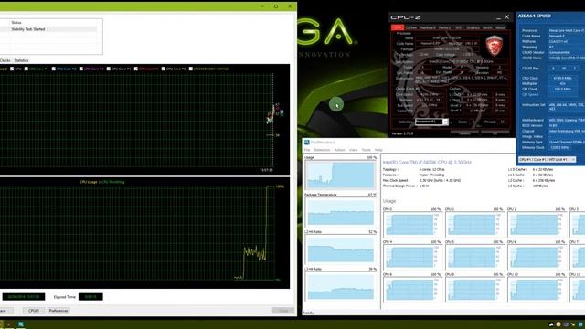 OVERCLOCK X99 - Intel 5820K - Tutorial and Test Stability смотреть онлайн