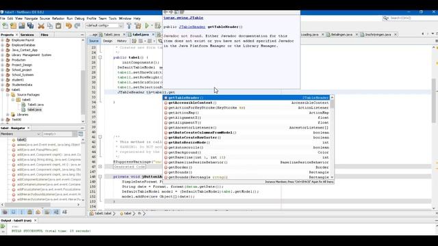 JAVA-Opmaak Tabel / JTable Header,Background,TextColor, Font смотреть онлайн