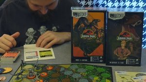 Unmatched: jurassic park ( парк юрского периода ). Дуэльная игра, распаковка, обзор.