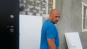 обшивка пенопластом стены у двери