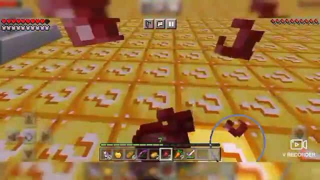 мир из лаки блоков в Майнкрафте выживание (1 часть) смотреть онлайн