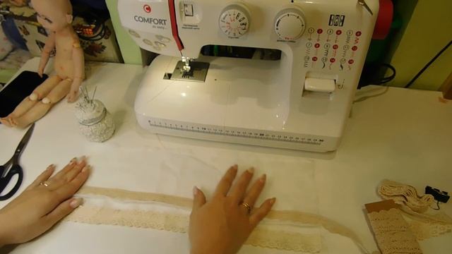 Шьем одежду. Подъюбник для интерьерной кукле! смотреть онлайн