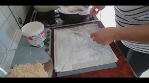 Пирог из тесто фило .