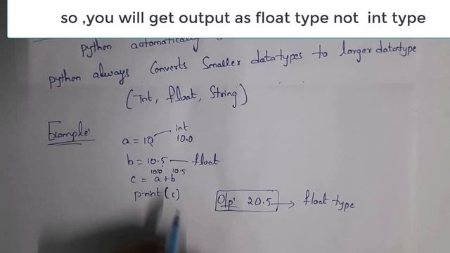 python object , scope of variable in python , type conversion and type casting in python