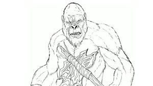 Drawing King Kong #2