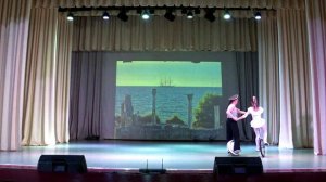 "Севастопольский вальс" Эквилибр на моноциклах.