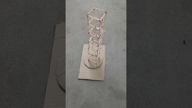 Как сделать подъемный башенный кран из спичек смотреть онлайн