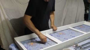 Гладильная доска.Монтаж направляющих.