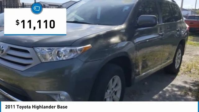 2011 Toyota Highlander S509191A смотреть онлайн