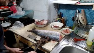 Толстолобик разделка. Цена с кишками и без.mp4