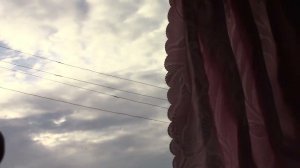 Тень на облаках от корабля внеземной цивилизации. 20.07.2024