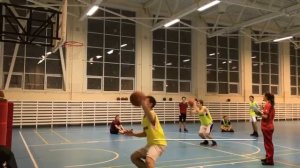 Новогодняя тренировка по баскетболу (старшая группа)