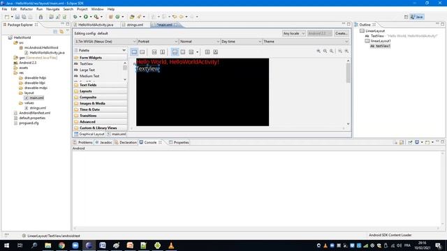 17 - TP11 - Java Android - LinearLayaout - TextView - Plain Text - Button смотреть онлайн