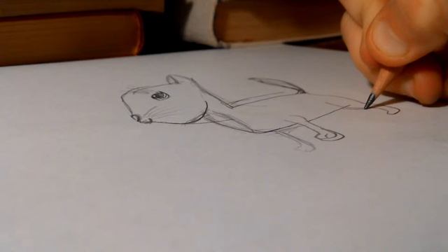 Рисуем кошку смотреть онлайн