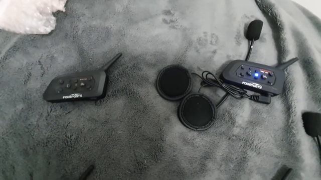 Подключение и настройка, работа мотогарнитур 6 Riders pro FODSPORTS смотреть онлайн