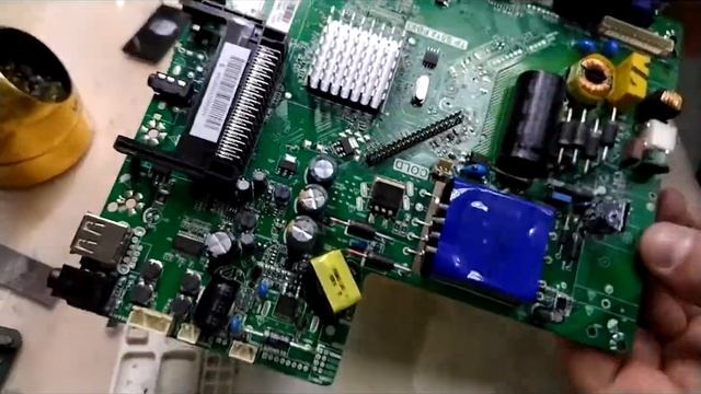 Ремонт ЖК ТВ DEXP 39H7000E Замена мэйна и доработка смотреть онлайн