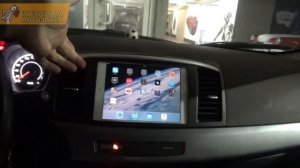 Внедряем планшет в Mitsubishi Lancer X