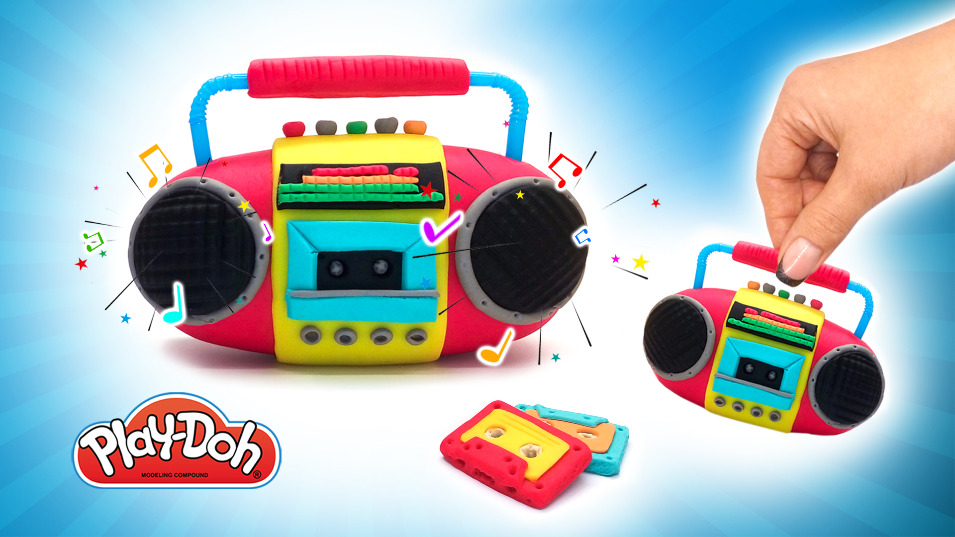 Как слепить Бумбокс / Лепка и Поделки / Play-Doh, Тесто, Пластилин Плей-До ? смотреть онлайн