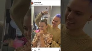 Дима подарил мопса Ани