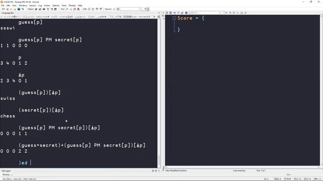 Solving Wordle with APL – Computing the score смотреть онлайн
