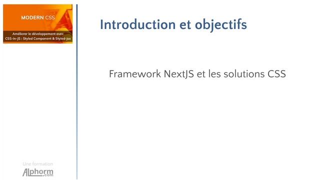 Formation Améliorer le développement avec CSS-in-JS: Introduction et objectifs: librairie styled-js смотреть онлайн