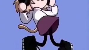 Neco arc listening to I love little girls by Oingo Boingo