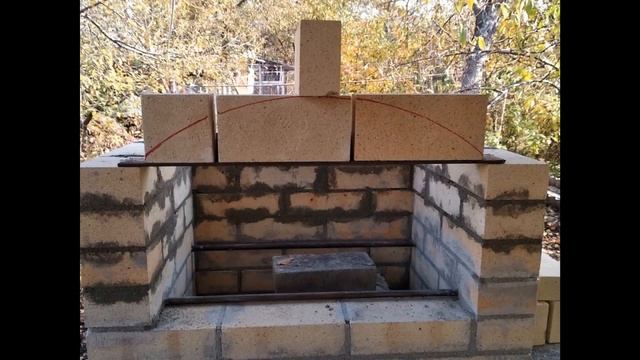 Мангал из кирпича и гранита смотреть онлайн