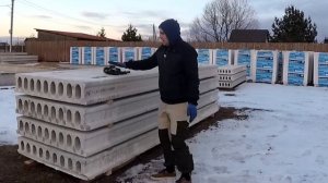 ПЛИТЫ ПЕРЕКРЫТИЯ ПБ РАСКЛАДЫВАЕМ НА УЧАСТКЕ