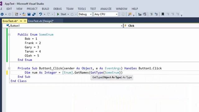 VB NET - Enum get number of elements lenght of enum смотреть онлайн