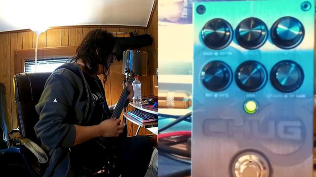 Solar Guitas the Chug Ola Englund High gain Distortion and Preamp pedal. Metal Demo and review смотреть онлайн