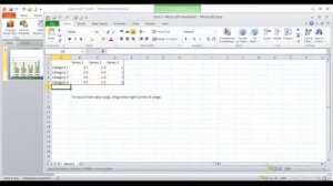 How to Create a Chart-Graph in PowerPoint from Excel Data-Part I