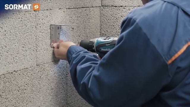 Анкерные шурупы по легкому бетону Sormat KBRM и KBRM P
