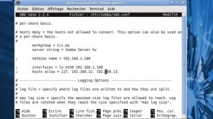(5)  Installation et configuration Du Service SAMBA "SMB"sous Fedora 14